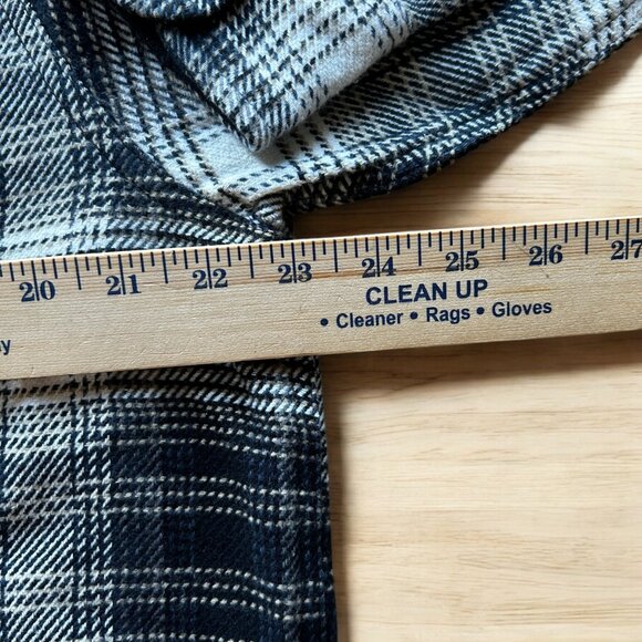 Orvis Men's Big Bear Heavyweight Flannel Shirt Cotton Black Size M - Picture 7 of 8